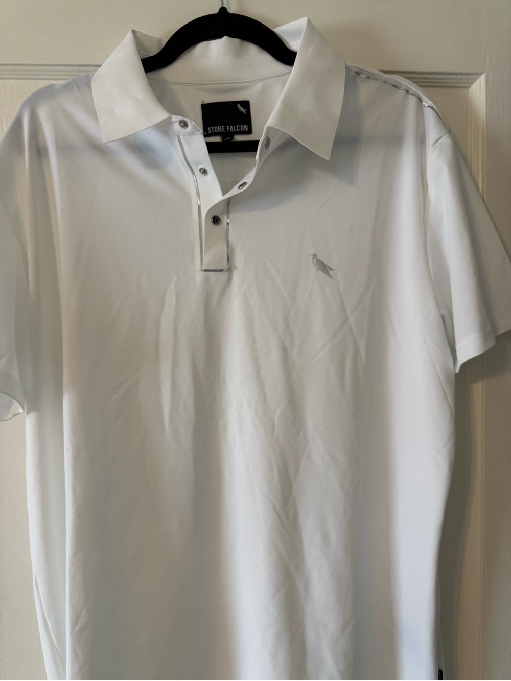 Men’s White Performance Polo
